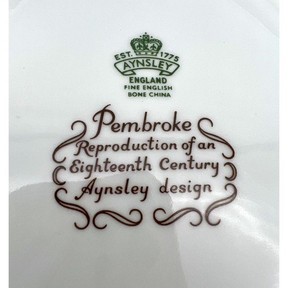 Vintage Aynsley Pembroke Biscuit Jar  Barrel Canister Candy Discontinued Octagon - Picture 8 of 8